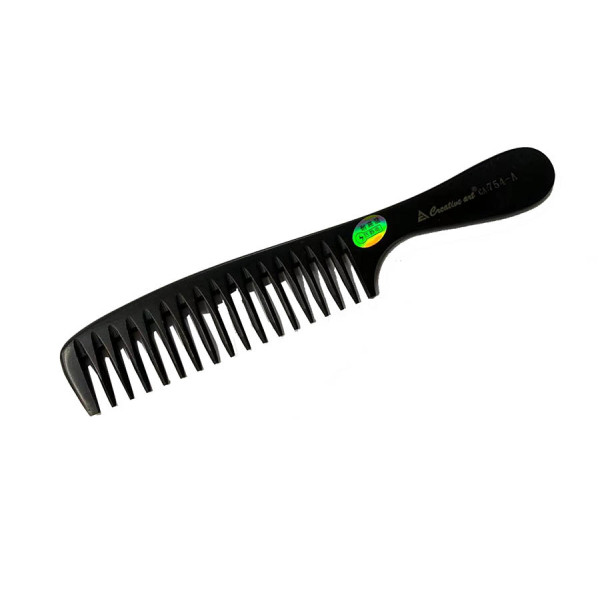 Creative Art Handle Comb #754-A Anti-Static Durable